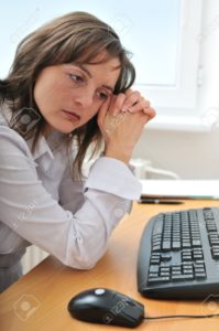 Frustrated Woman easy to use cms